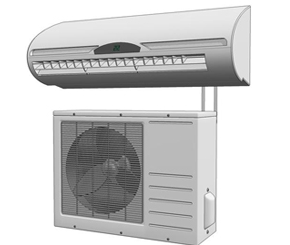 Tepelné čerpadlo vzduch-vzduch ve spitovém provedení (jedna jednotka venkovní, jedna vnitřní)